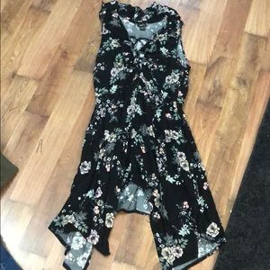 Soft slinky sleeveless dress